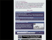 Tablet Screenshot of fuerzasnavales.com